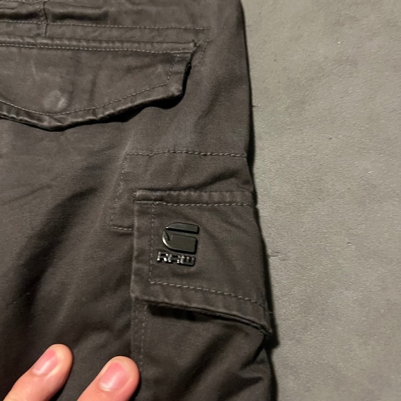 G-Star RAW Rovic Zip 3D Straight Tapered Leg Cargo Pants Mens Size 30x32 (34x32) - Picture 6 of 8